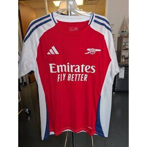 Adidas 2024-25 Arsenal Home Soccer Football Jersey L Large